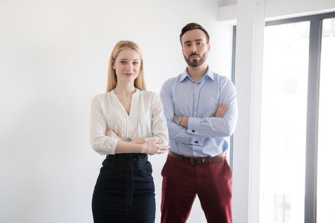 colleague workers portrait