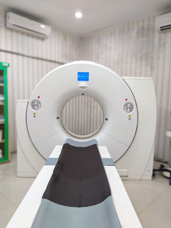 CT Scan Machine in Hospital Diagnostic Room