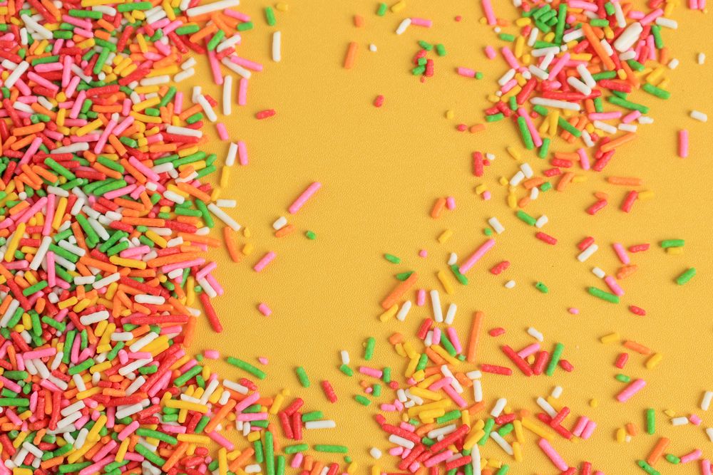Donut Rainbow Sprinkles Pattern,