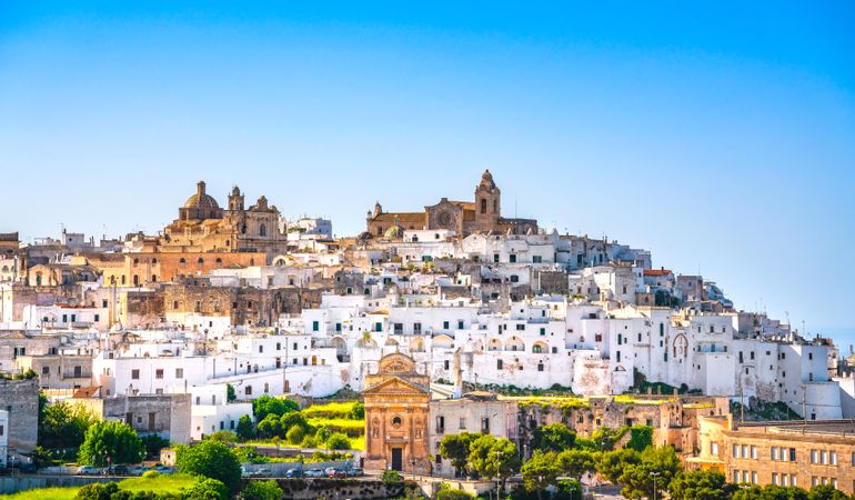 Ostuni town skyline, Brindisi, Apulia, Italy