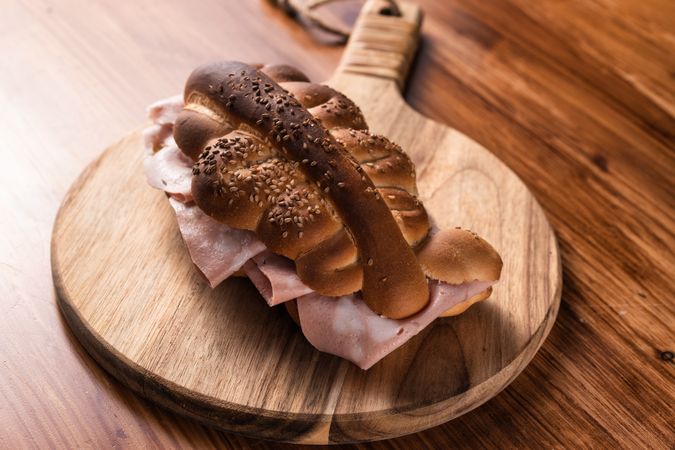 Sicilian Mafalda Sandwich - Traditional Mortadella Bread