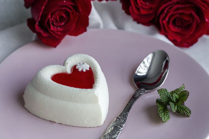 Cake with heart shape