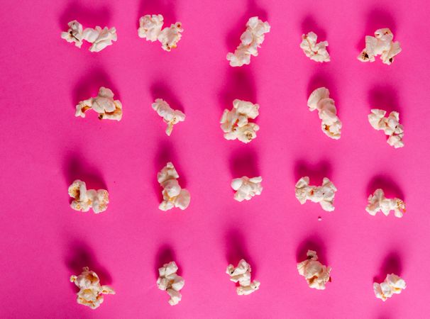 Set of popcorn on board