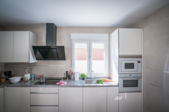 Interior of modern kitchen