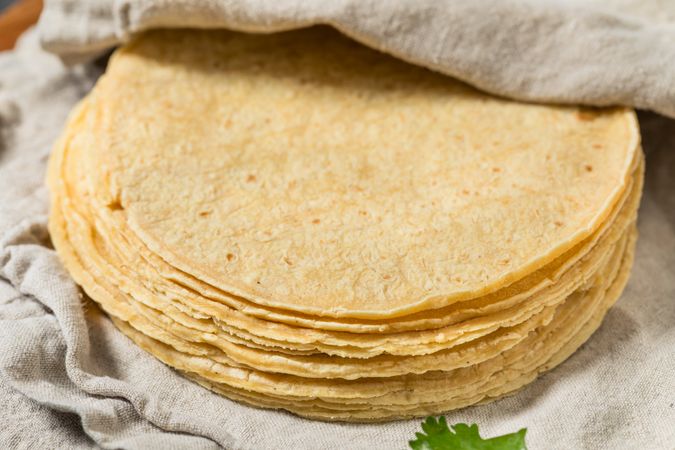 Homemade Organic Mexican Corn Tortillas