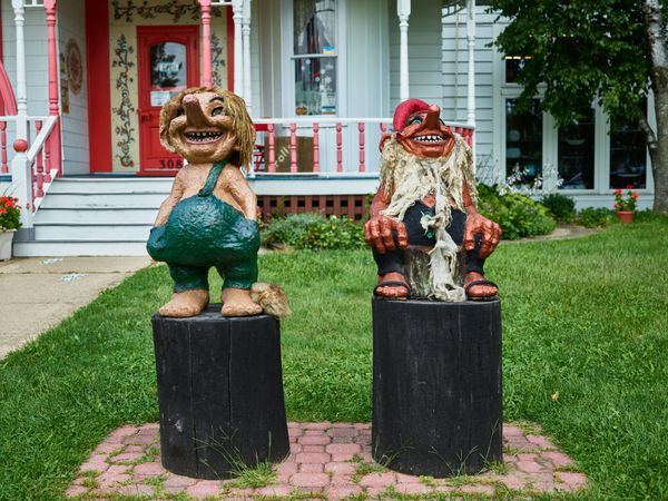 Troll figures in Mt. Horeb, Wisconsin