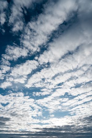 Beautiful clouds on blue sky