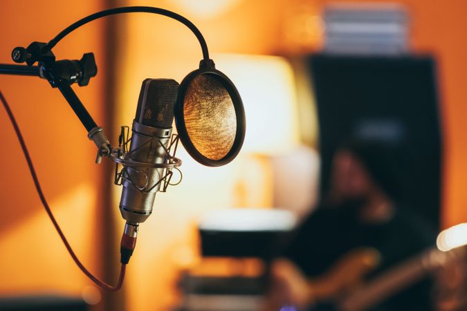 Professional studio microphone