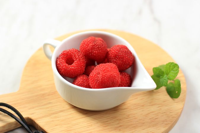 Close Up Wild Raspberry