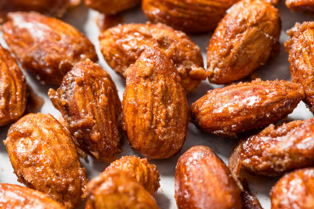 Homemade Caramelized Cinnamon Almonds