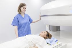 open magnetic resonance machine