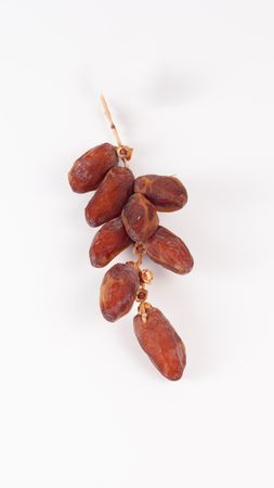 Dates On Plain Background