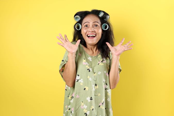 Asian Woman Surprised