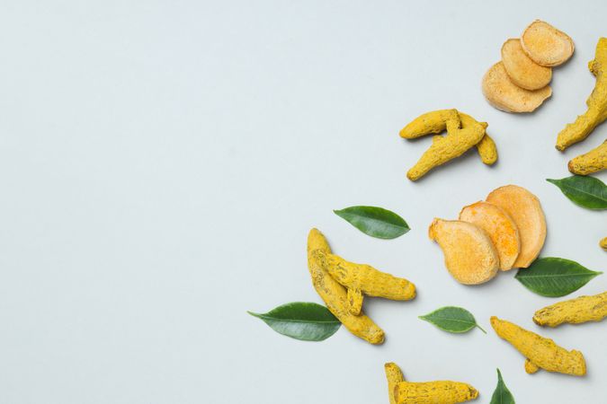 Fragrant seasoning - turmeric, one of the main ingredients in Indian curry