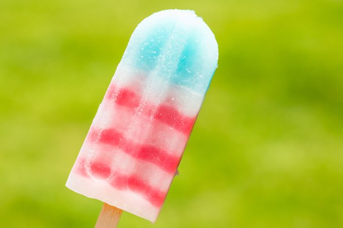 Patriotic Red White and Blue Popsicles