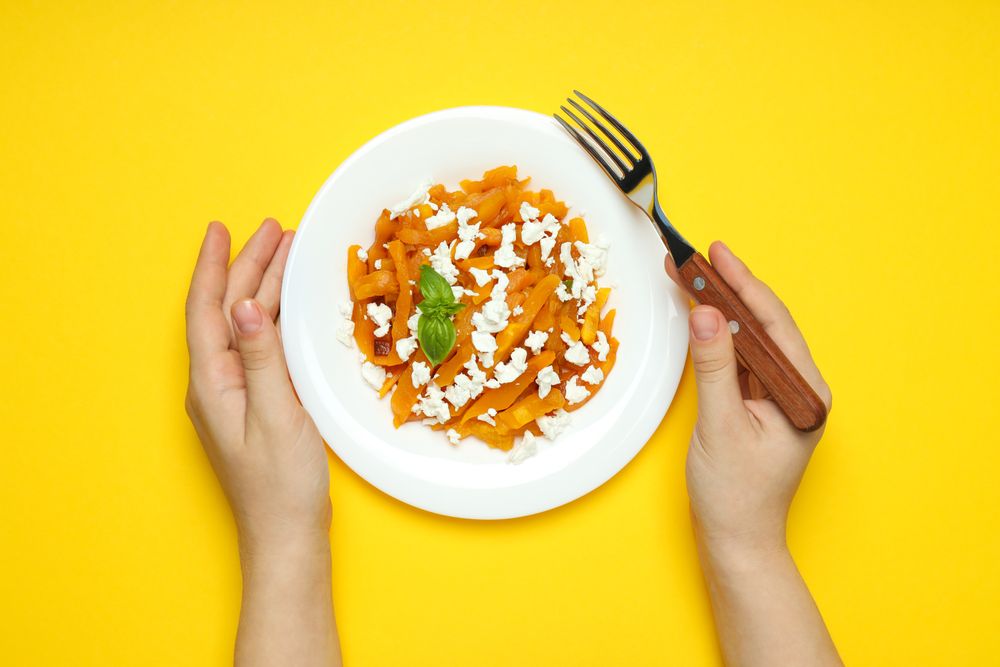 Fall season tasty food concept - baked pumpkin