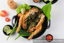 Ayam Betutu. Balinese Roast Chicken Stuffed With Cassava Leaves. - Free ...