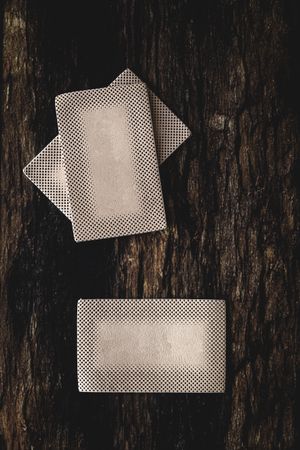 Natural leather labels for price or advertising