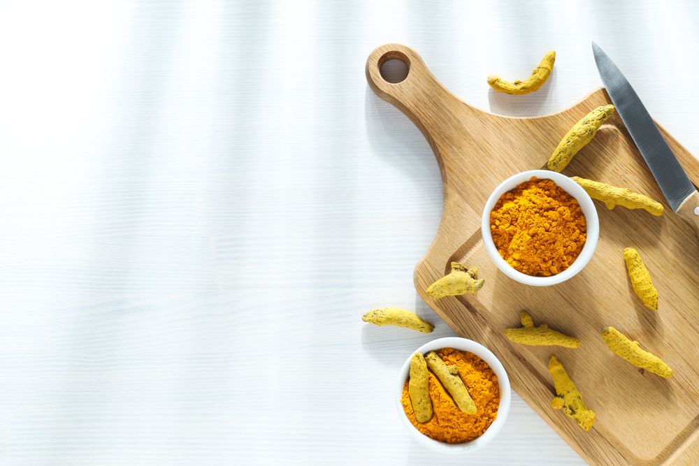 Fragrant seasoning - turmeric, one of the main ingredients in Indian curry