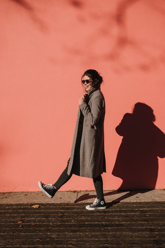stylish lady in sunglasses