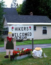 Sign for “The Pie Lady,” Monson, Maine E4AE84