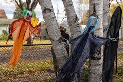 Ghostly halloween decorations