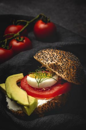 Homemade vegetable sandwich