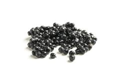 caviar isolated on blank background, closeup