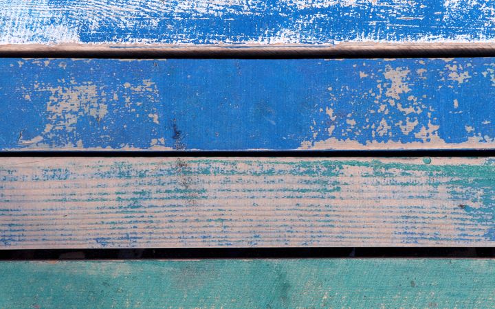 Old wooden texture with chipping paint