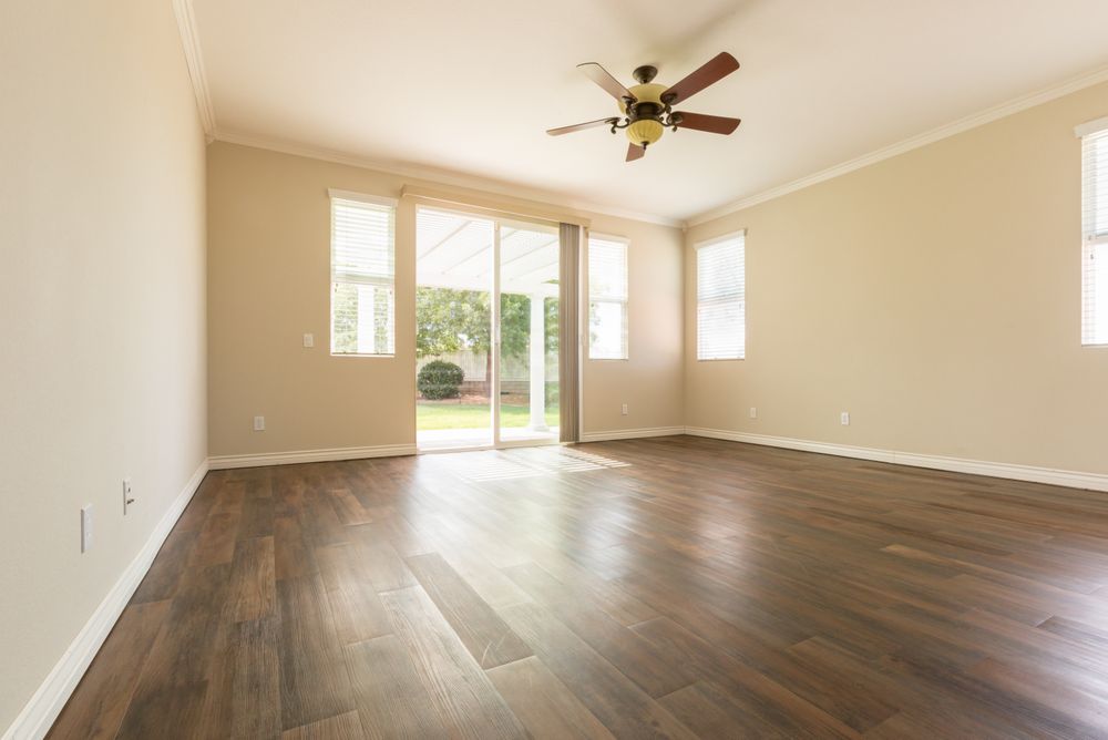 Room with Finished Wood Floors.