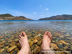 Soaking feet in the Mediterranean 0yXqwq