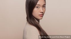 Korean female model looking at camera 5RENO0