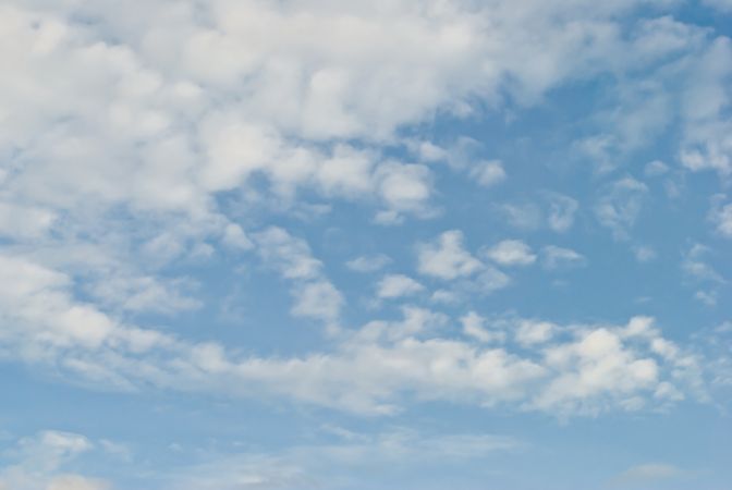 clouds in blue sky