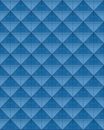 Blue checkered wall