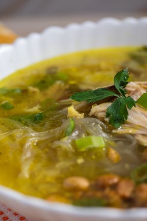 soto ayam, indonesian traditional food