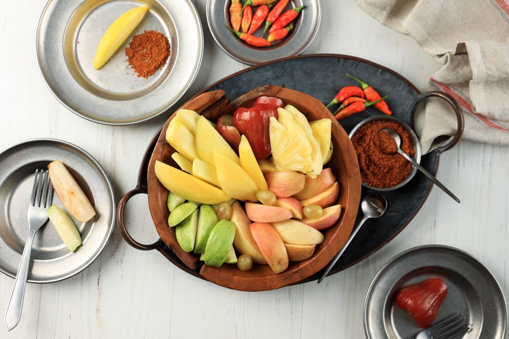 Rujak Buah Bangkok, Sliced Indonesian Fruit Salad