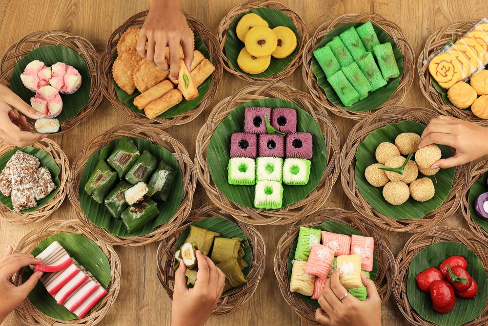Jasan pasar festive Indonesian treats
