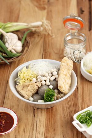 Baso Aci, Tapioca Meatballs Traditional Food from West Java