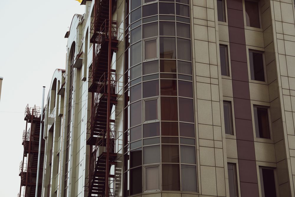 Beautiful building against sky, space for text