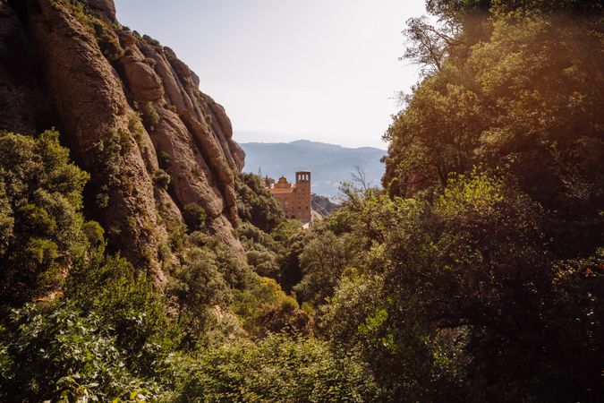 Views of the mountain of Montserrat
