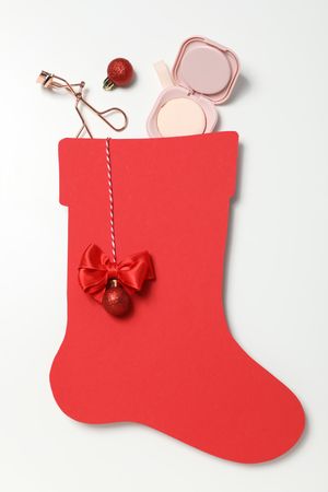 Concept of different cosmetics, different winter cosmetics