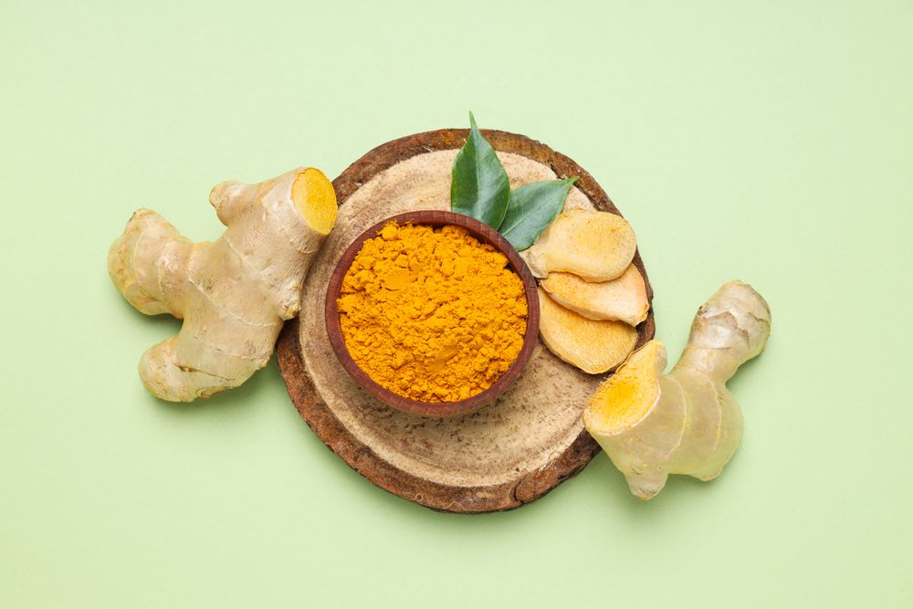 Fragrant seasoning - turmeric, one of the main ingredients in Indian curry