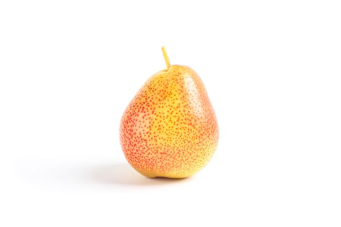 Fresh sweet pear isolated on blank background