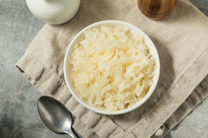 Homemade Organic Fermented German Sauerkraut