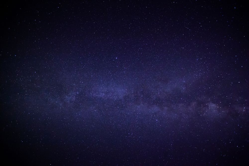 Milky way galaxy with stars and space dust in the universe