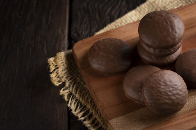 Brazilian honey cookies  with with chocolate - Pão de mel.