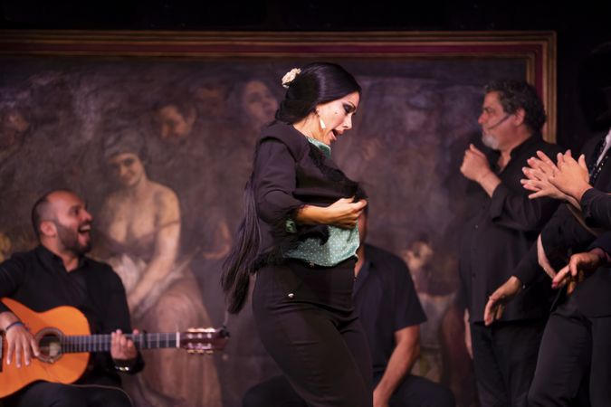 Flamenco performance on stage