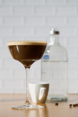 Espresso martini cocktail