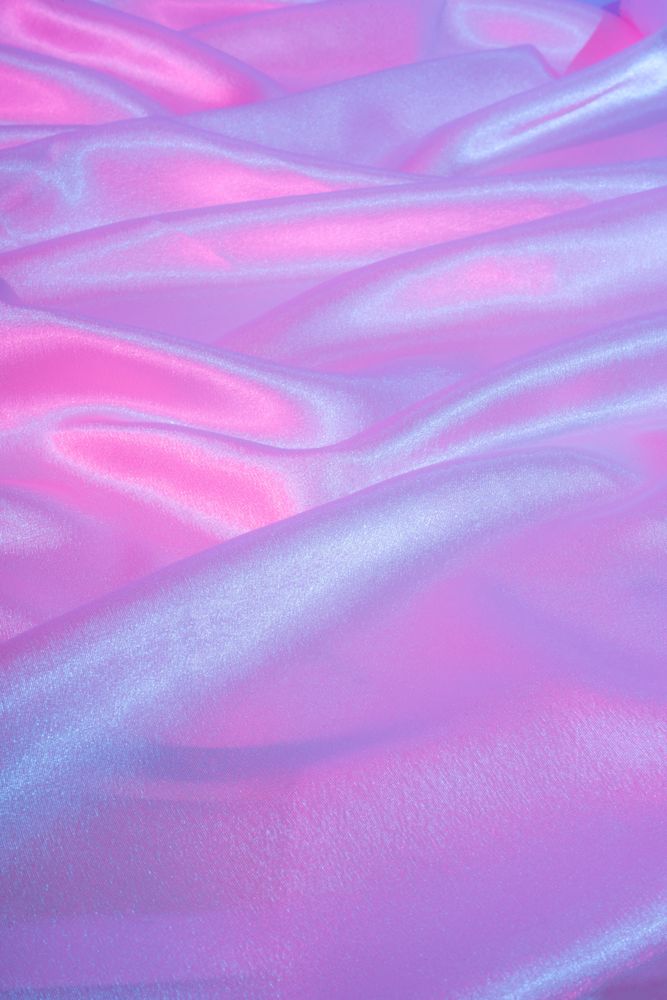 Iridescent neon on gradient foil