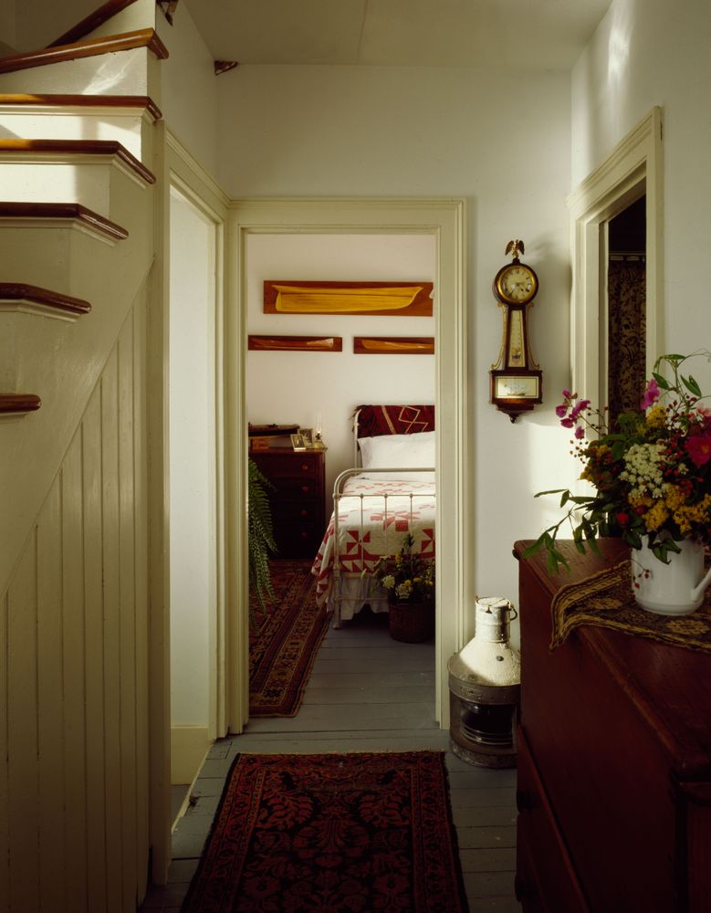 Keepers' quarters at the Rose Island Lighthouse, Newport, Rhode Island